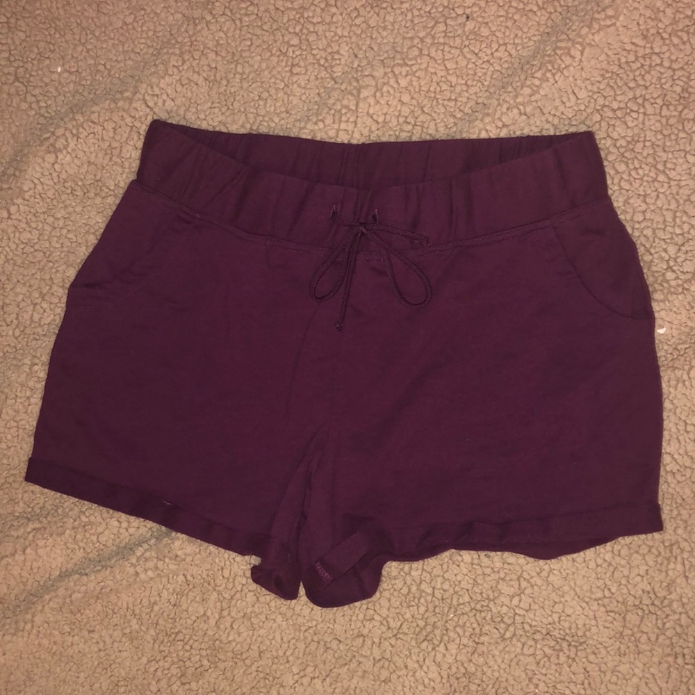 Maroon  Maurices inmotion cotton shorts
